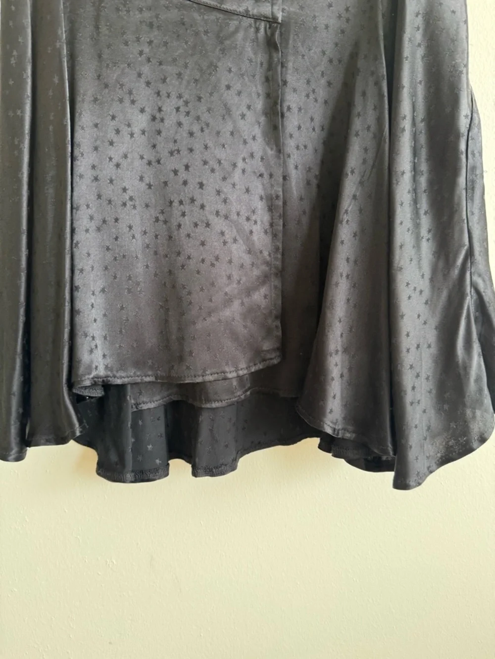 Free People Starstruck Satin Wrap Skirt
